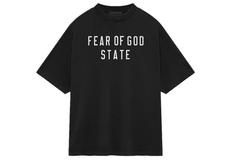 Fear of God Essentials Heavy Crewneck Tee Black image 0