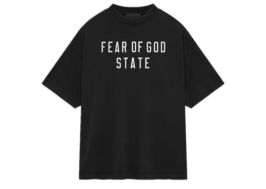 Fear of God Essentials Heavy Crewneck Tee Black image 0
