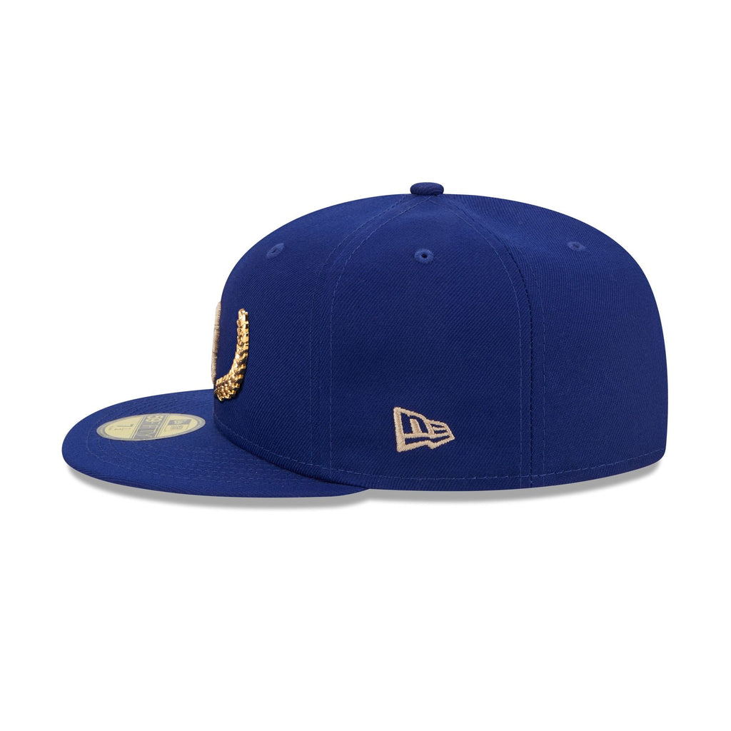 Los Angeles Dodgers Gold Leaf 59FIFTY Fitted Hat image 4