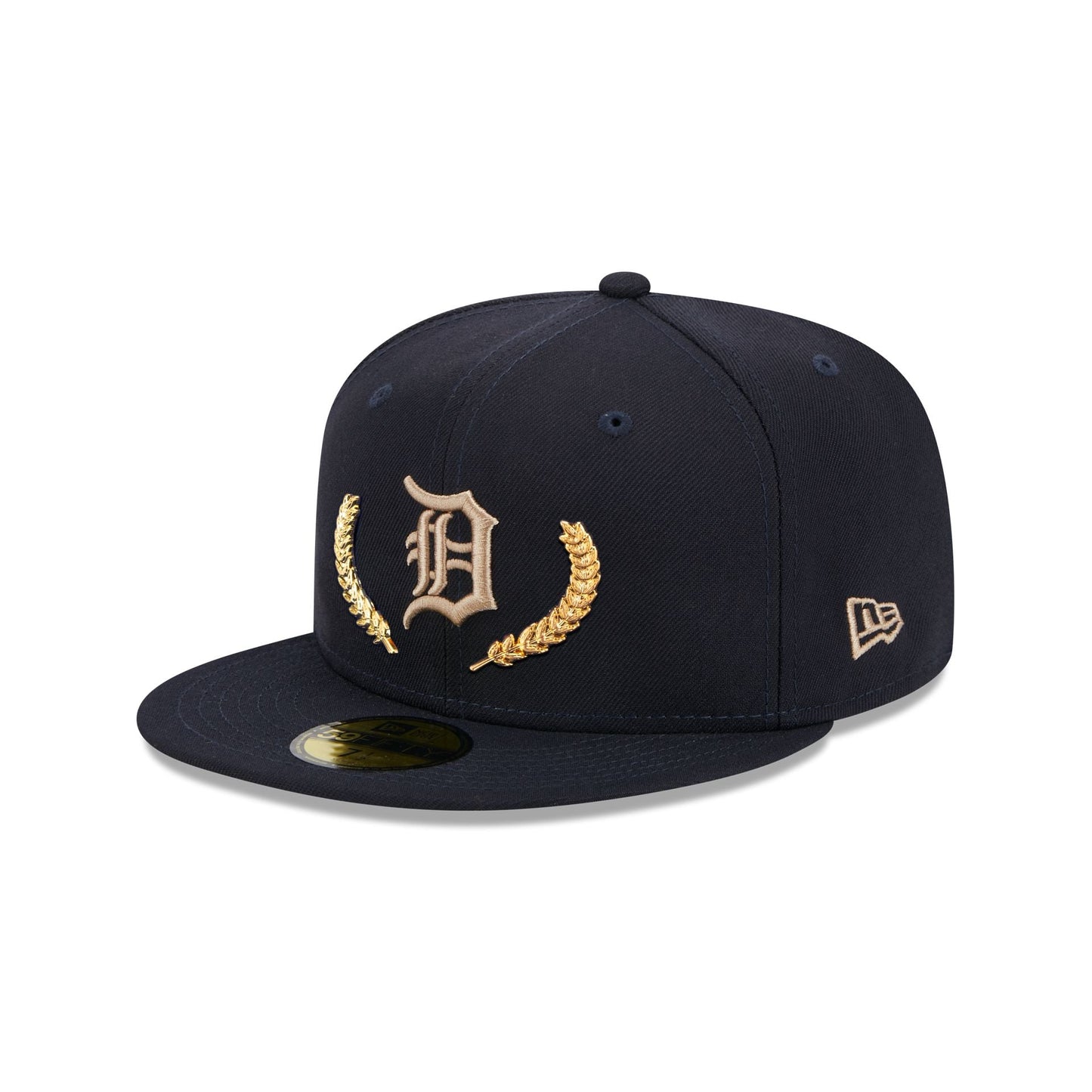 Detroit Tigers Gold Leaf 59FIFTY Fitted Hat image 2