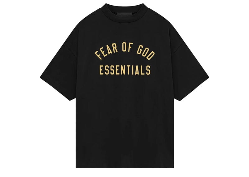 Fear of God Essentials Jersey Crewneck Tee Black image 0