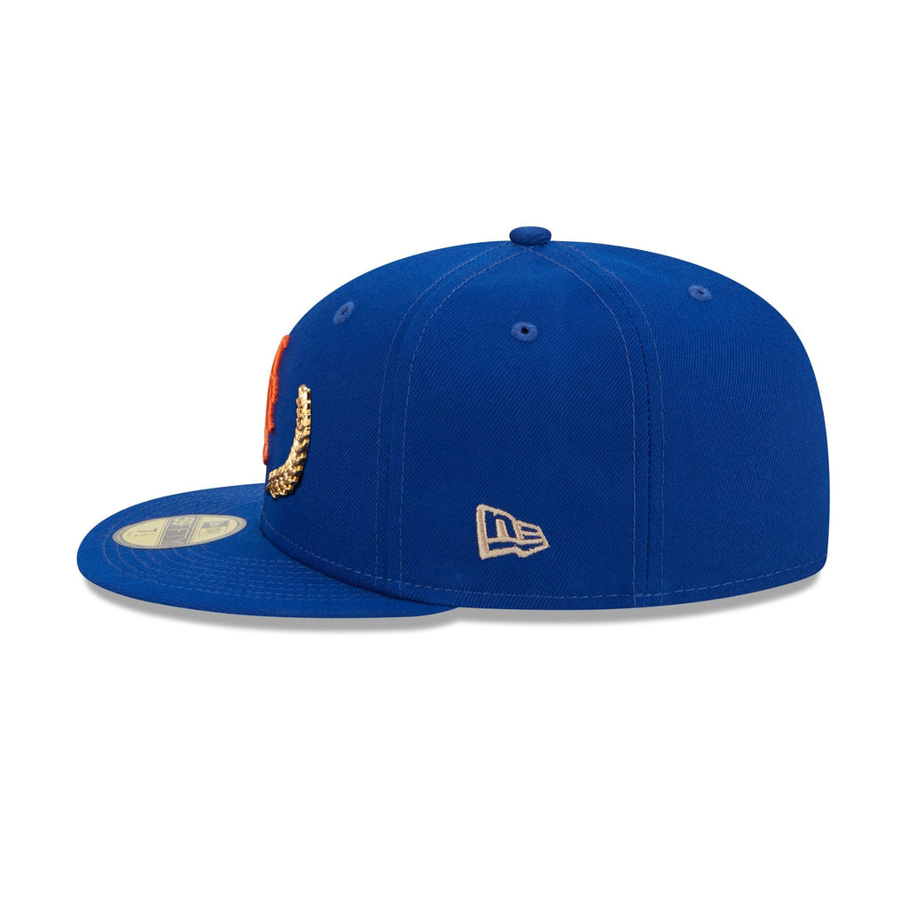 New York Mets Gold Leaf 59FIFTY Fitted Hat image 4