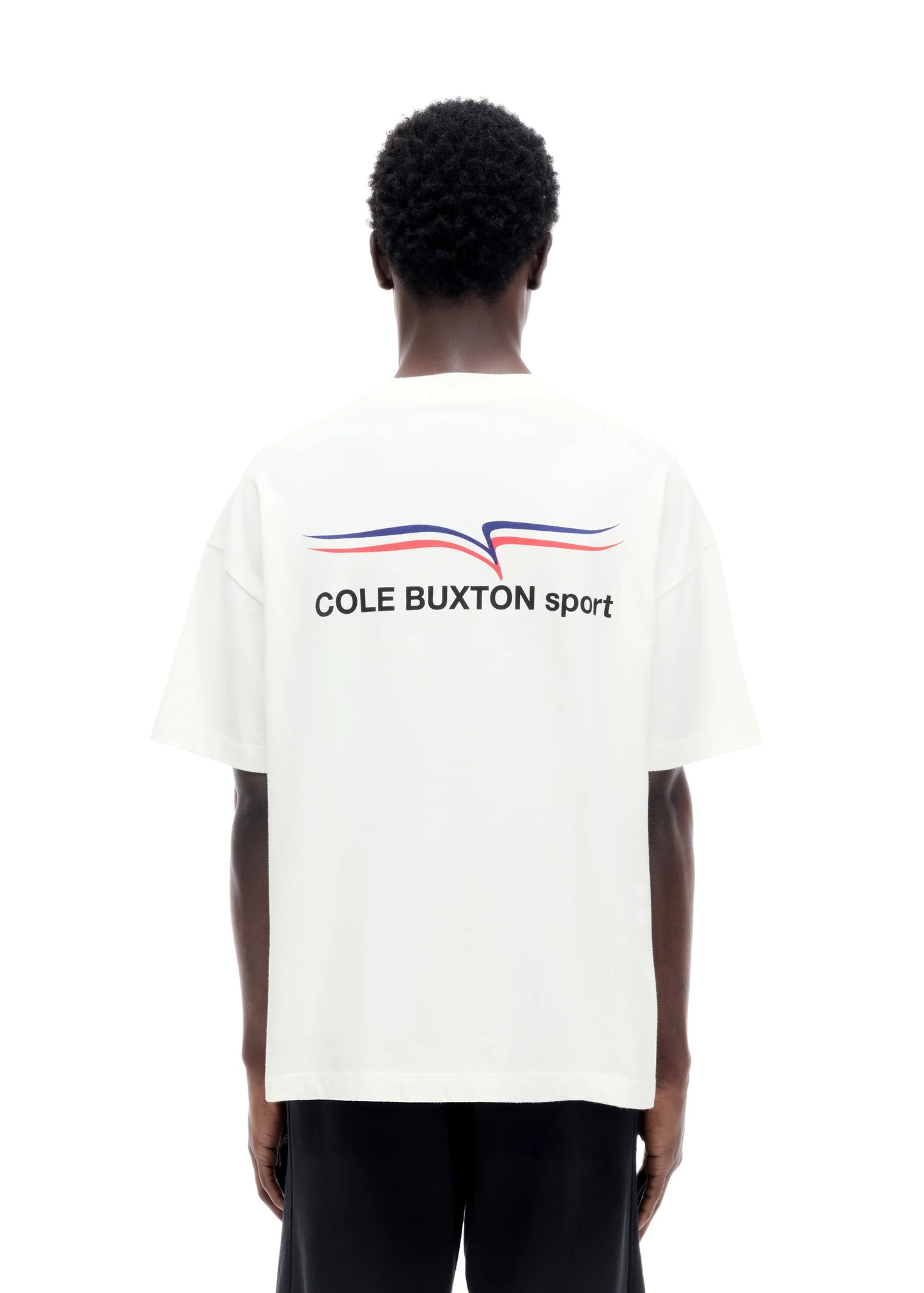 Cole Buxton SS26 Sport T-shirt - "Vintage White"