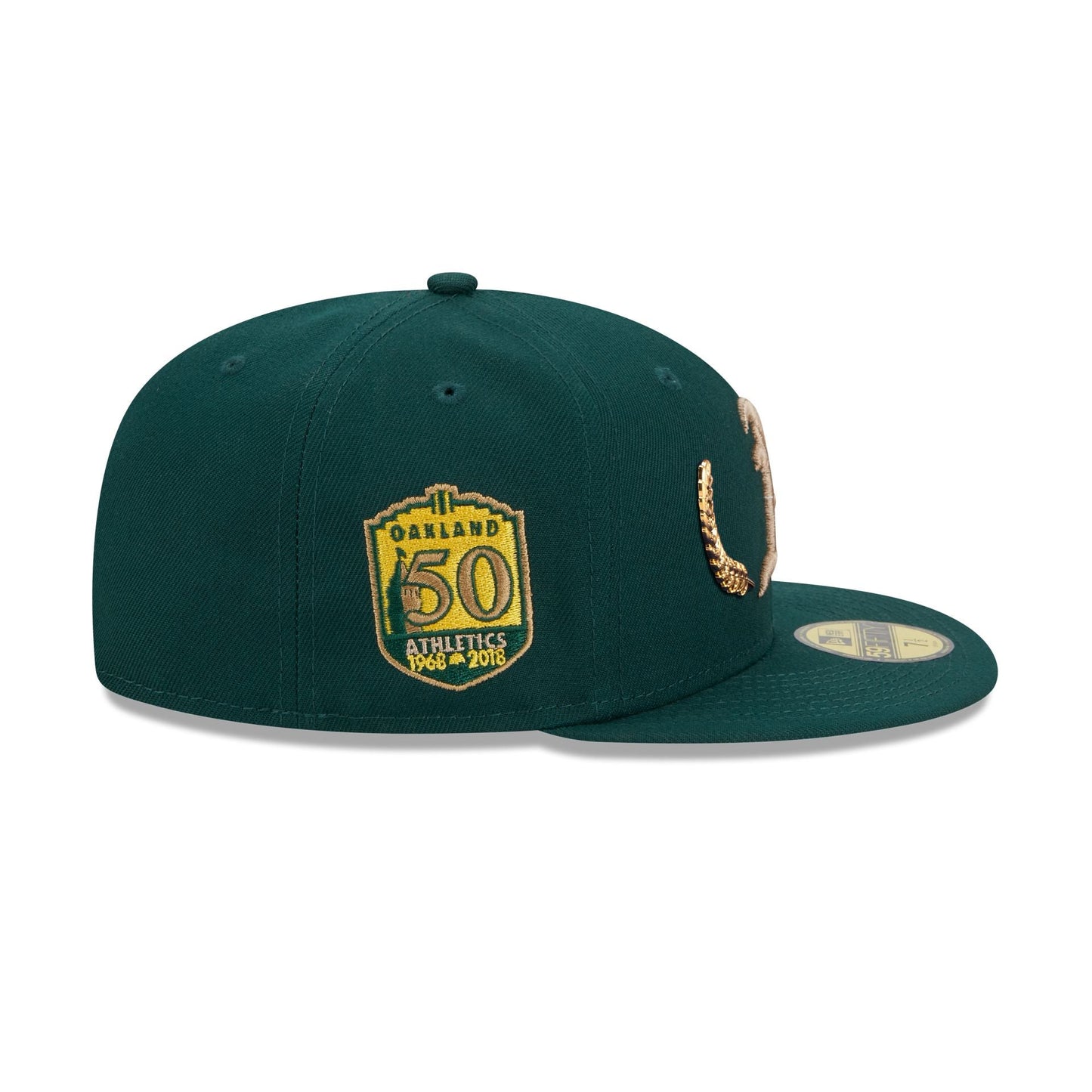 Oakland Athletics Gold Leaf 59FIFTY Fitted Hat image 3