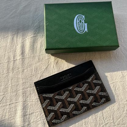 Goyard Saint Sulpice Black Card Holder - "Black"