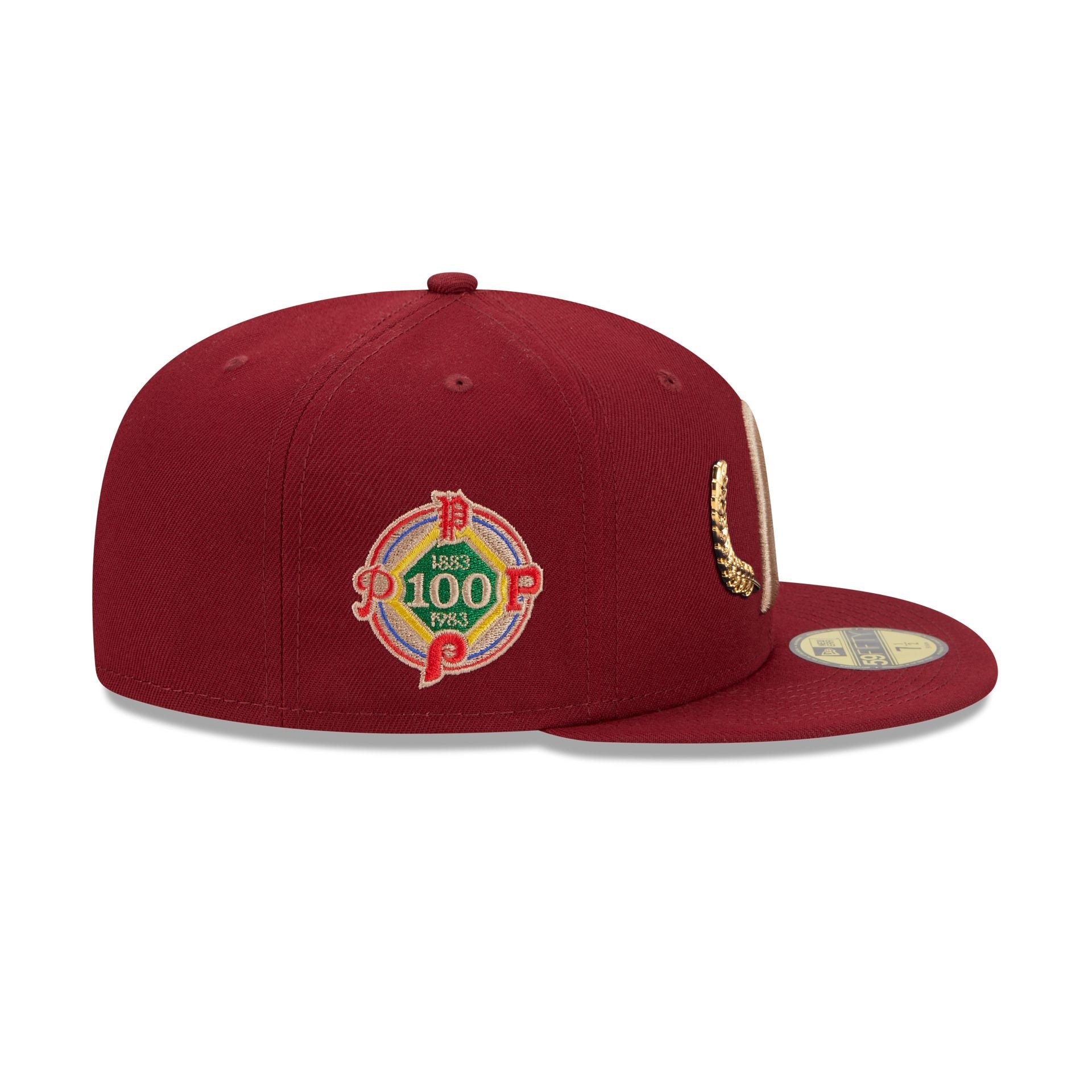 Philadelphia Phillies Gold Leaf 59FIFTY Fitted Hat image 3