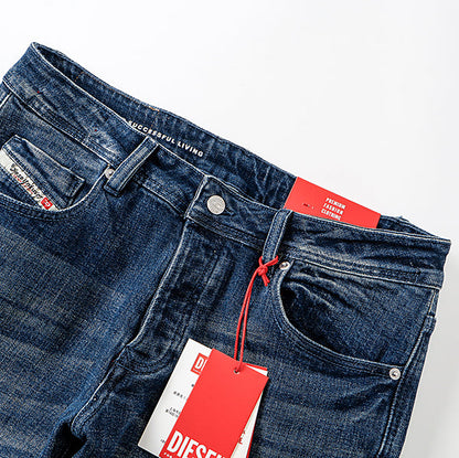 Diesel Vintage Straight Leg Denim Jeans - "Blue Wash"