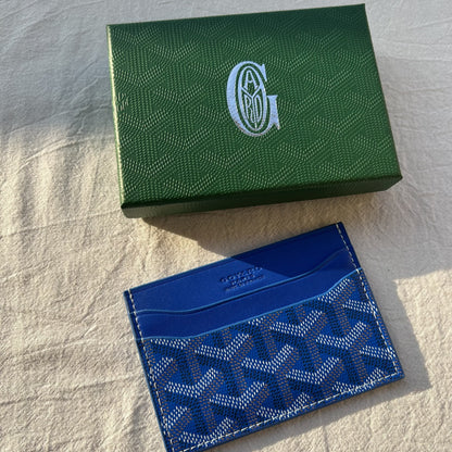 Goyard Saint Sulpice Sky Blue Card Holder - "Sky Blue"
