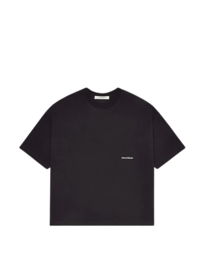 About:Blank Box Jersey T-shirt - "Black/White"