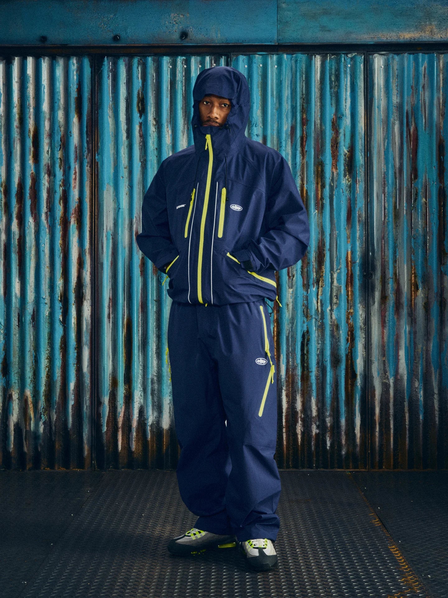 Corteiz Elitework™ Apex Shell Jacket - "Navy"