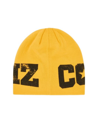 Corteiz Star Skully Beanie - "Yellow"
