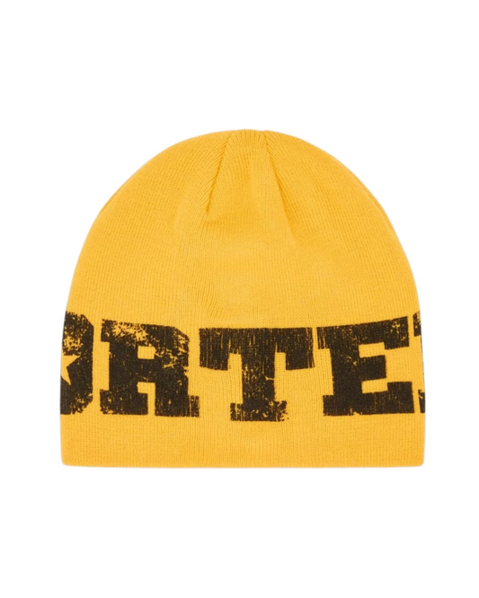 Corteiz Star Skully Beanie - "Yellow"