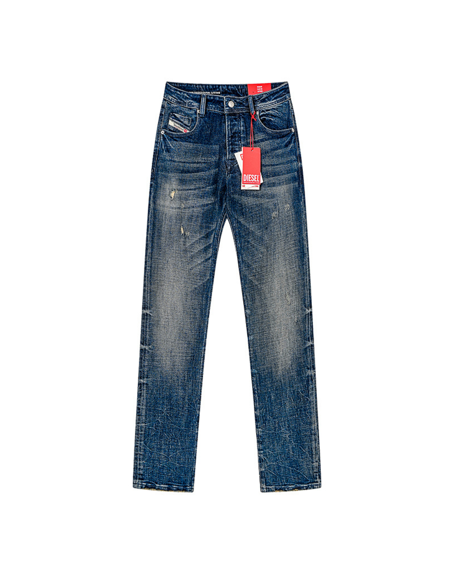 Diesel Vintage Straight Leg Denim Jeans - "Blue Wash"