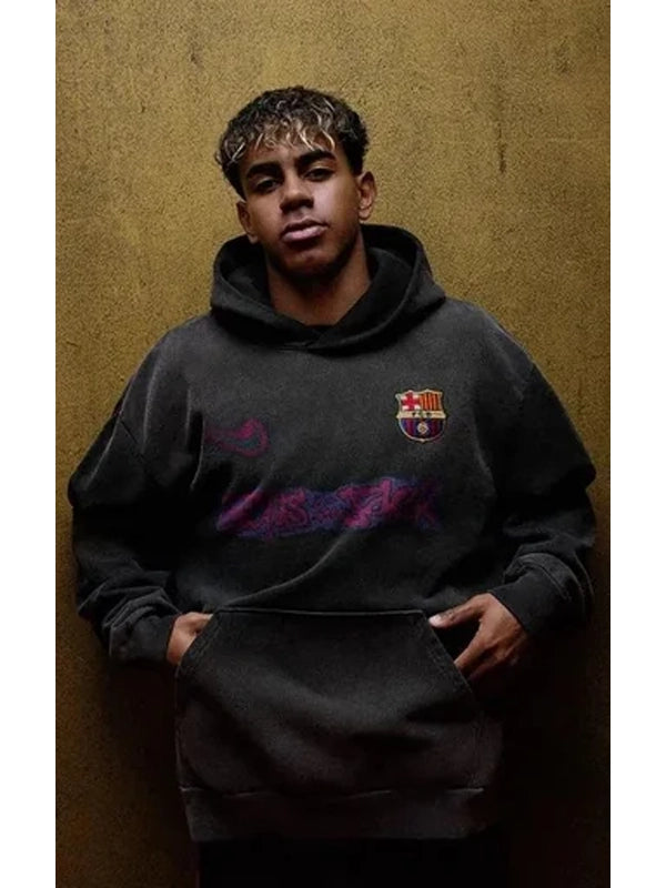 Travis Scott x Nike x FC Barcelona Spray Logo Hoodie