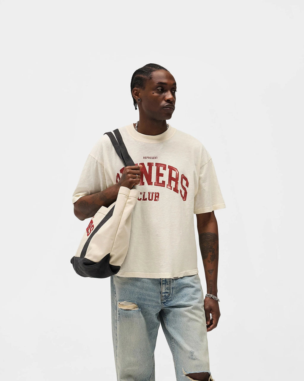 Represent Owners Club T-Shirt - "Buttercream"