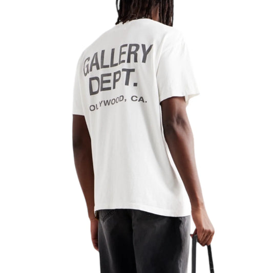 Gallery Dept. Souvenir Tee - "White/Black"