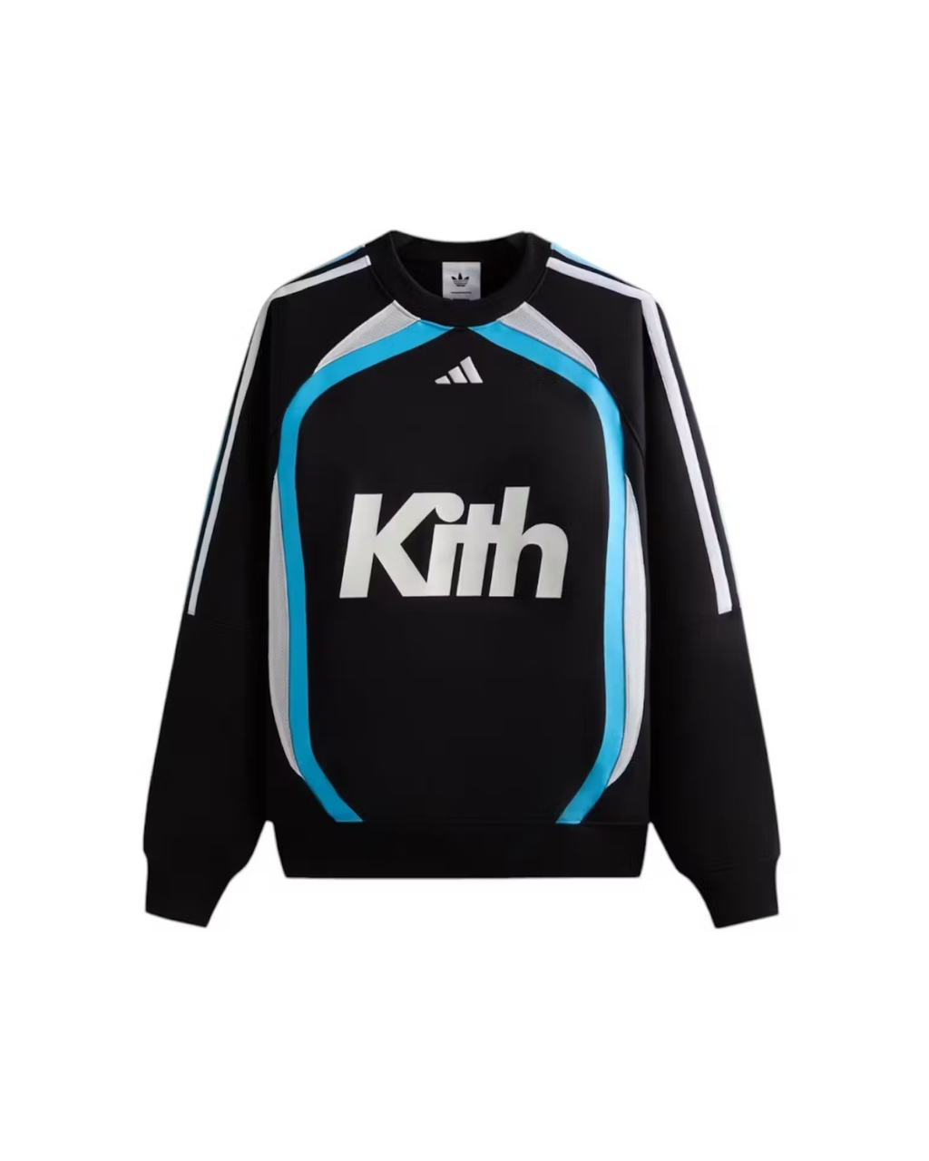 Kith x Adidas Football Crewneck -"Black"