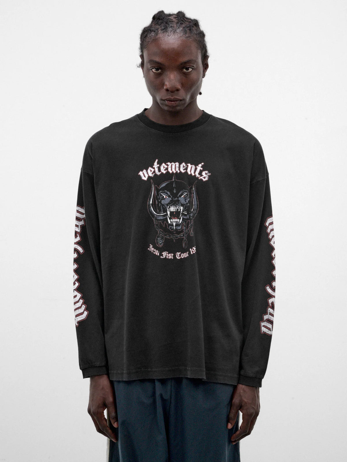 Vetements x Motorhead Tour Long Sleeve - "Washed Black"
