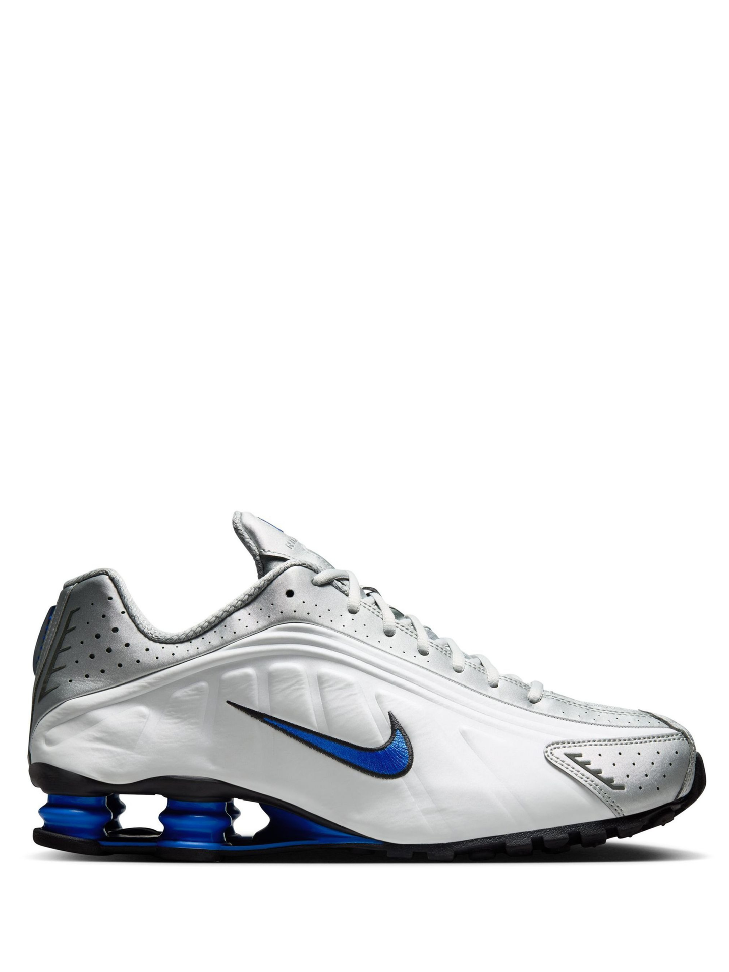 Nike Shox R4 - "White/Metallic Silver-Racer Blue"