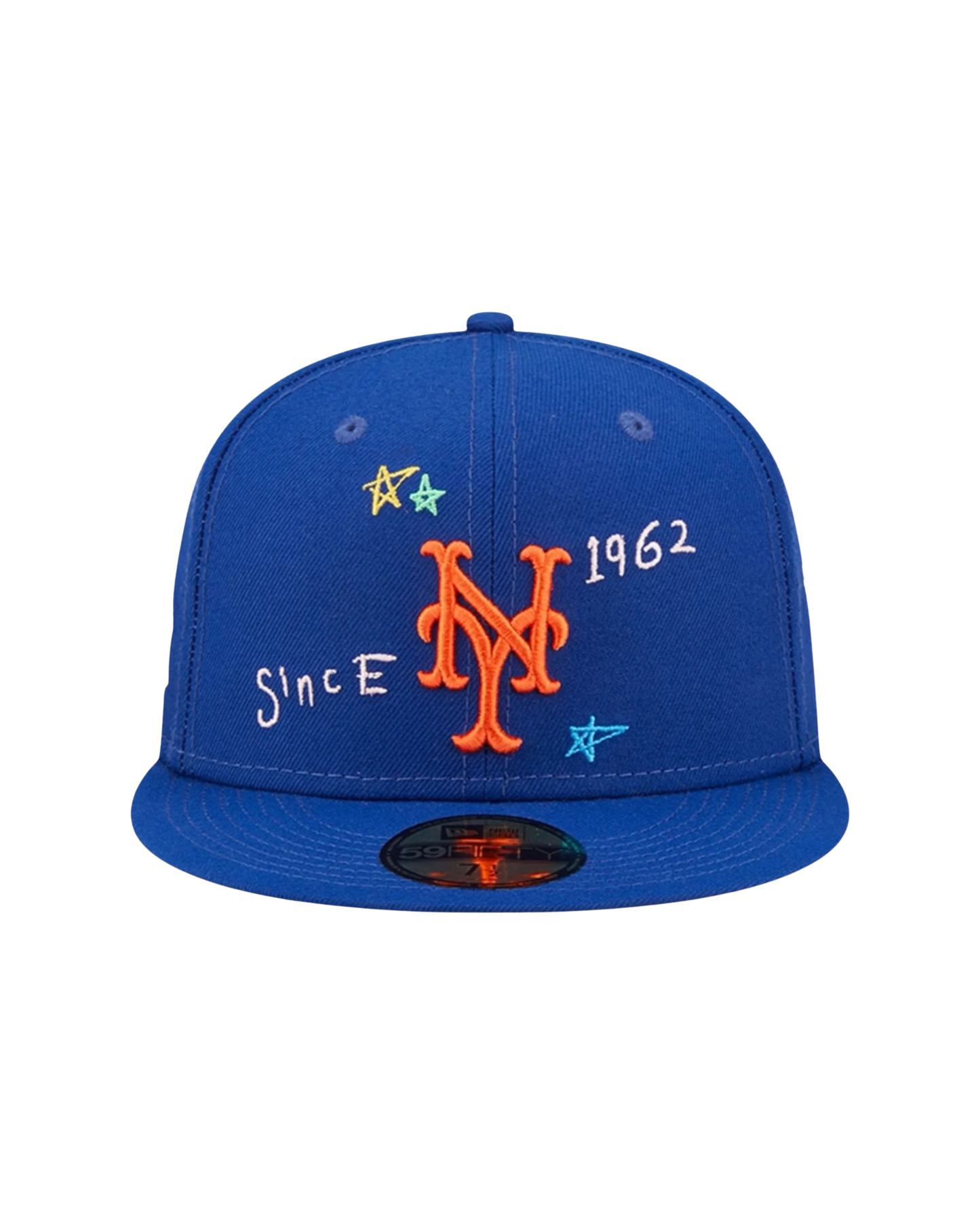 New Era Scribble NY Mets Blue 59FIFTY Fitted Cap
