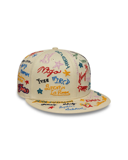 New Era x Kenzo Light Beige 59FIFTY Fitted Cap