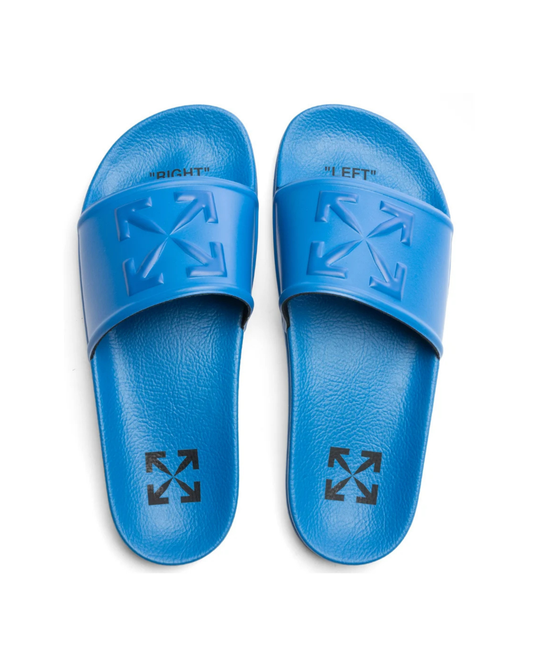Off-White Arrow Slides - "Blue"