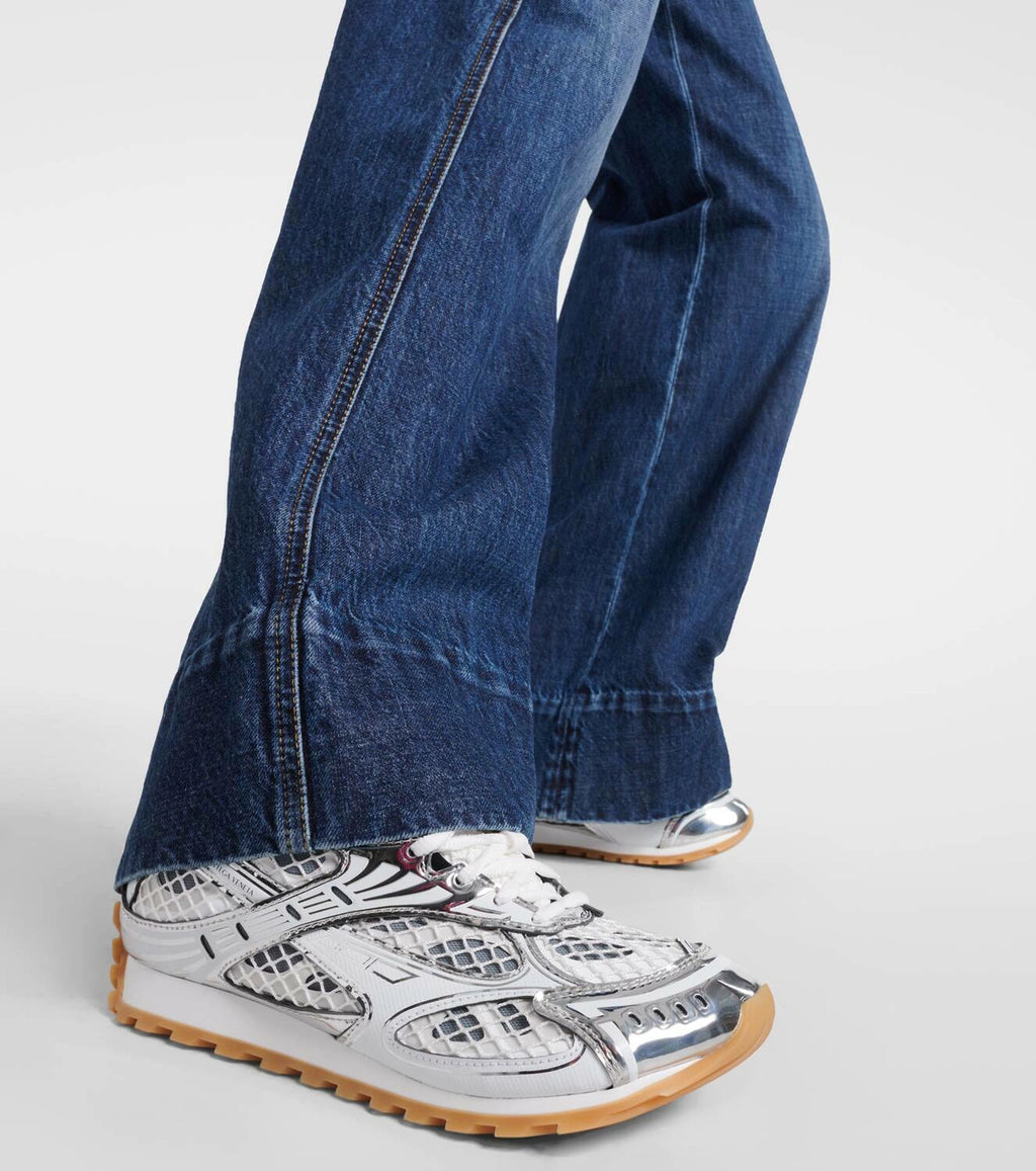 Bottega Veneta Orbit - "Silver/White"