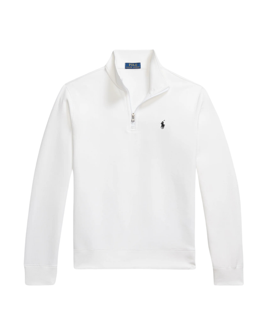 Polo Ralph Lauren Quarter-Zip Pullover - "White"