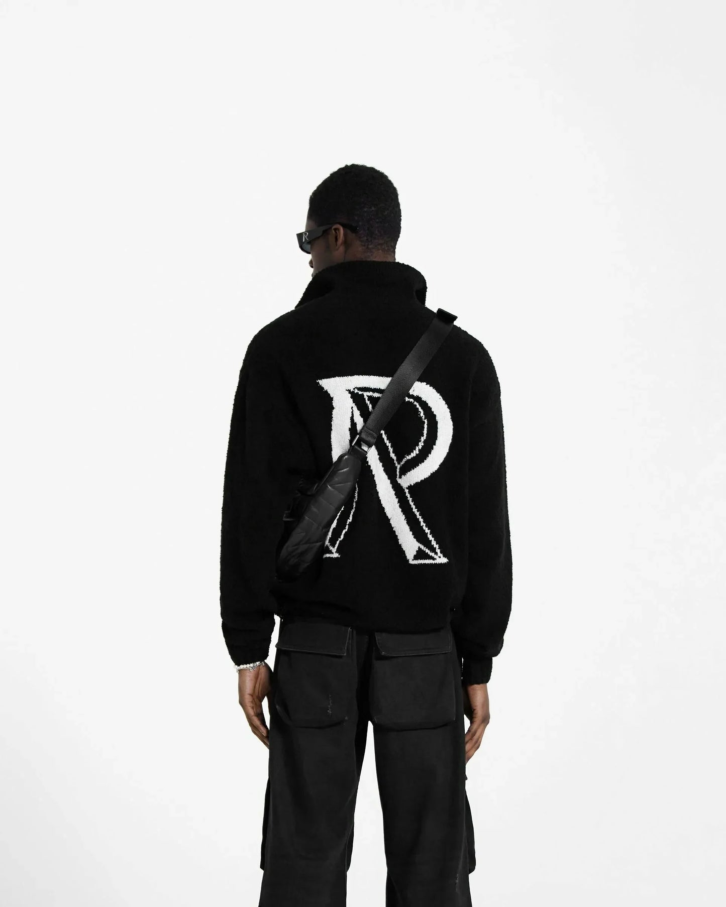 Represent Initial Boucle Polo - "Black"
