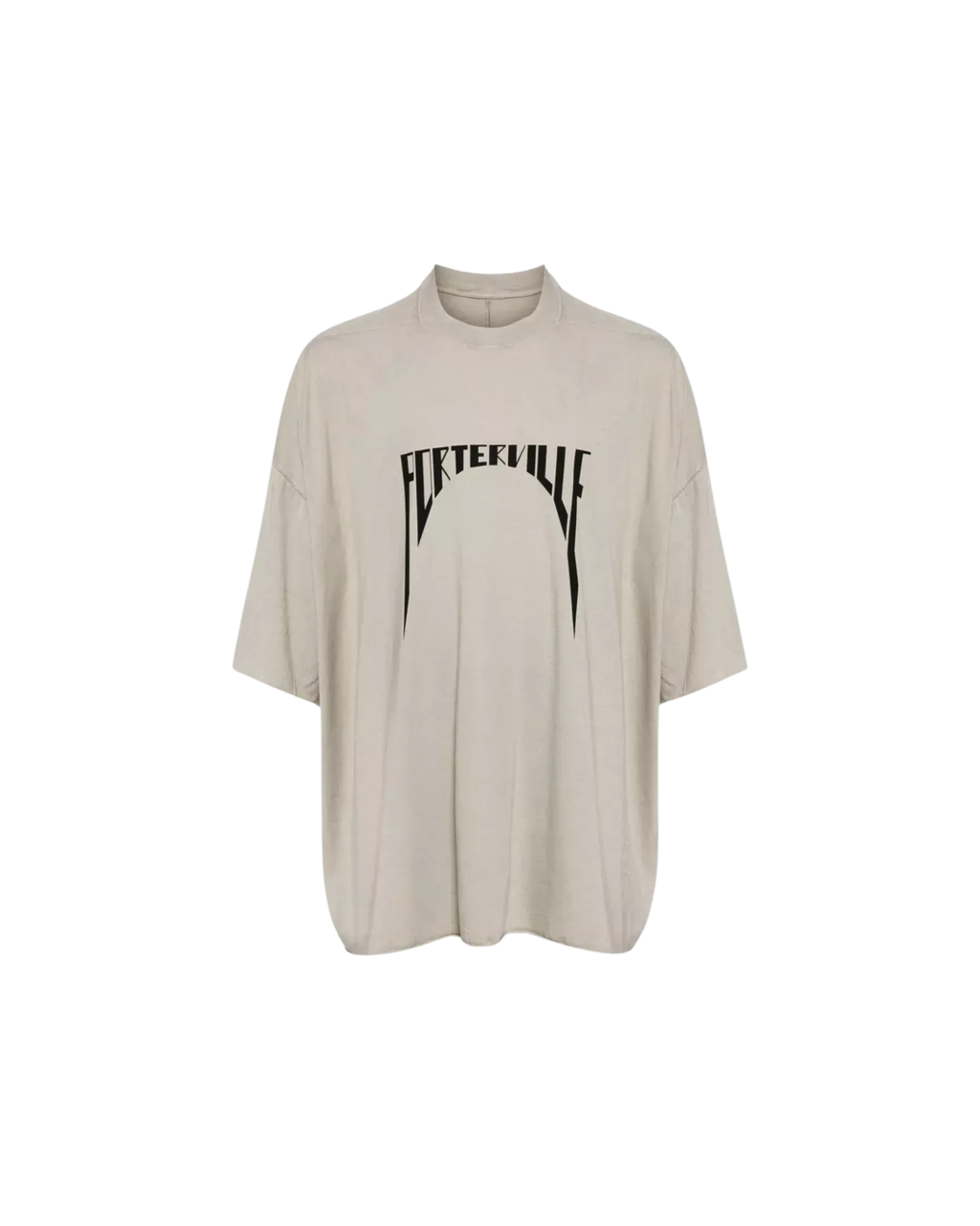 Rick Owens Drkshdw Porterville Tommy T-shirt - "Milk/ Black"