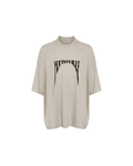Rick Owens Drkshdw Porterville Tommy T-shirt - "Milk/ Black"