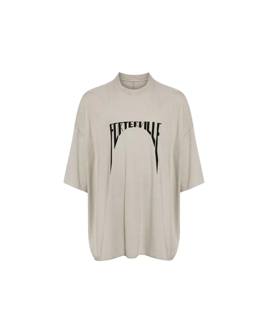 Rick Owens Drkshdw Porterville Tommy T-shirt - "Milk/ Black"