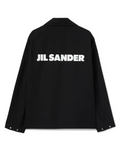 Jil Sander Back Printed Coach Jacket - "Black"