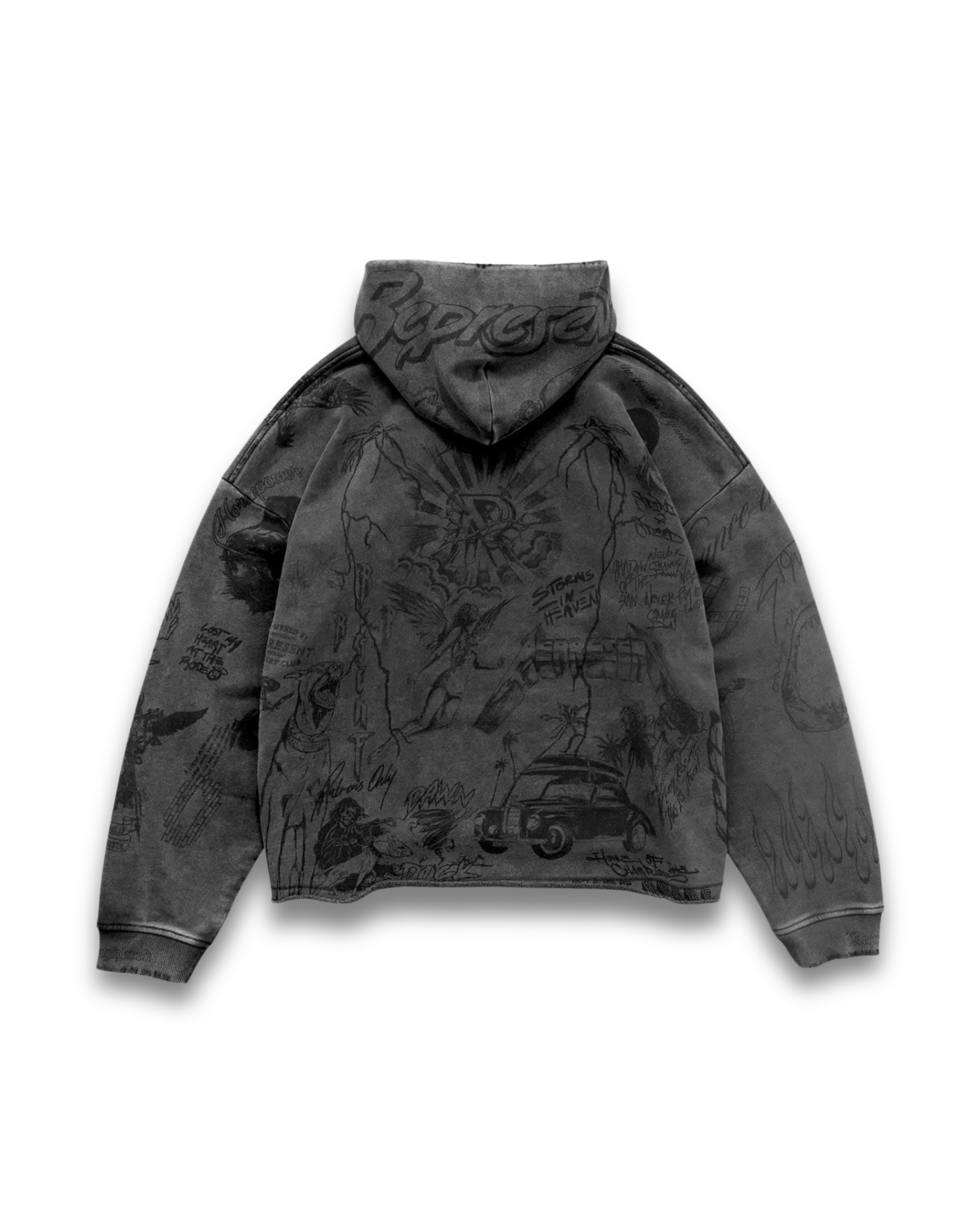 Represent Legacy Hoodie - "Vintage Grey"