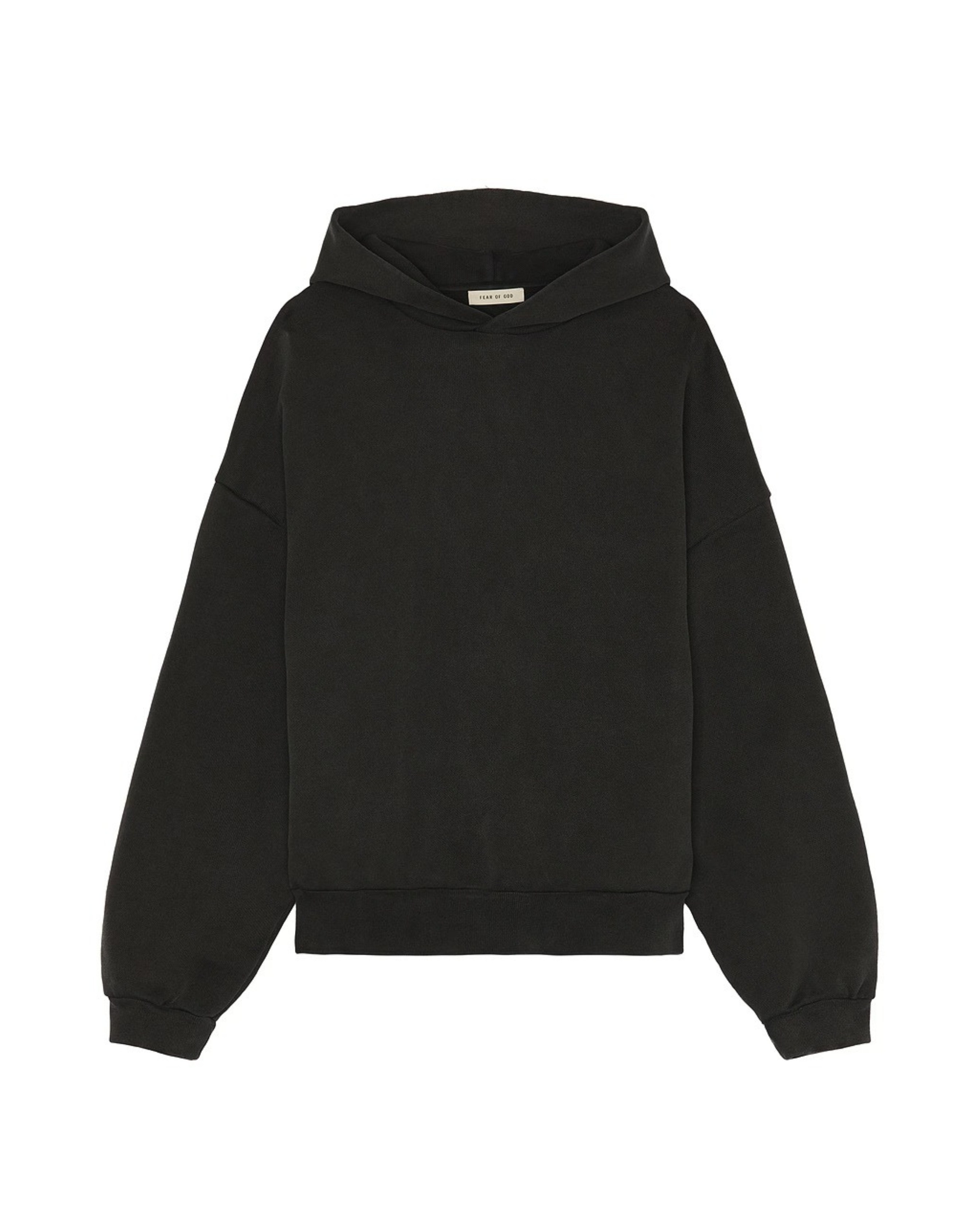 Fear of God Thunderbird Grey Print Hoodie - "Black"