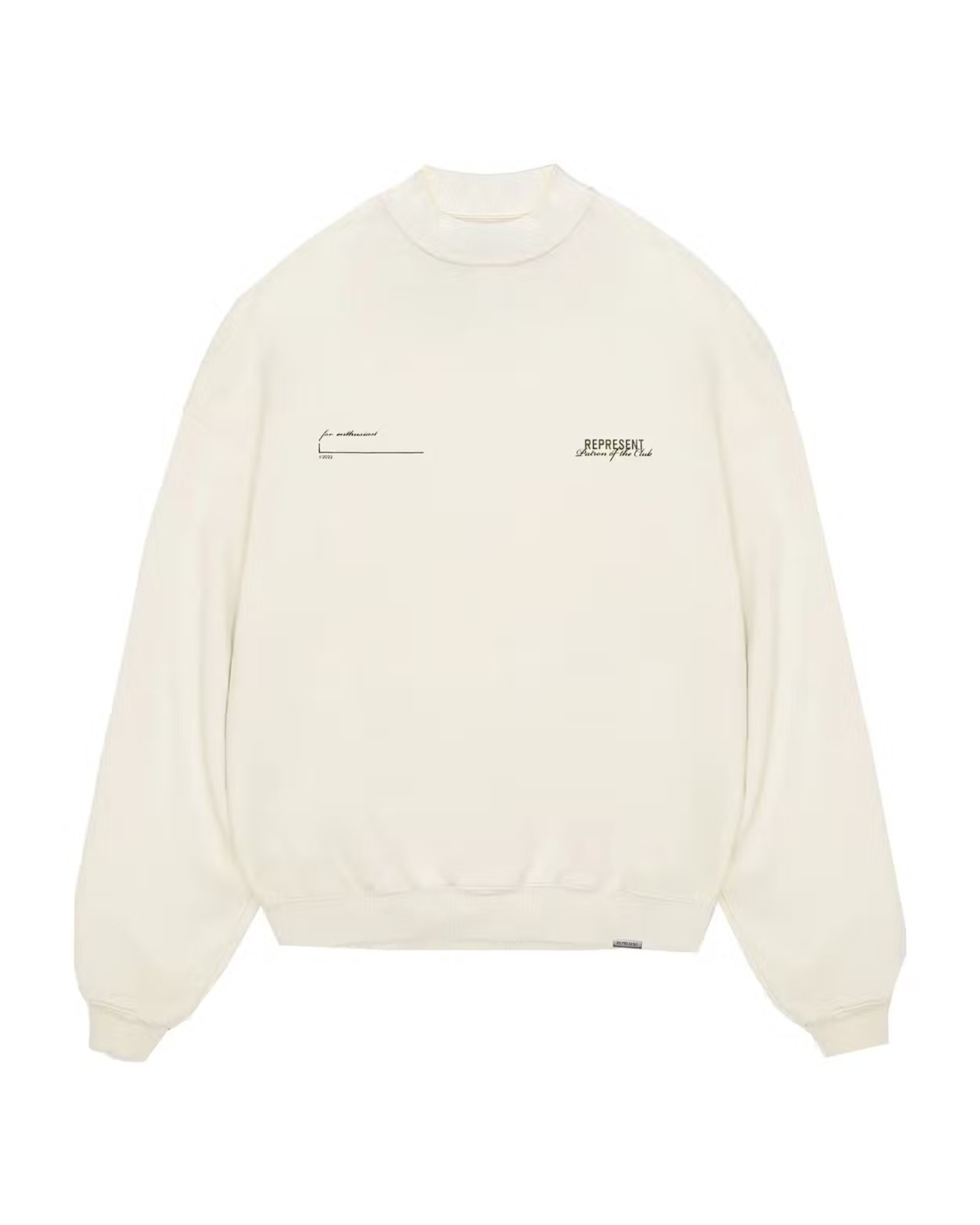 Represent Patron Of The Club Sweater - "Cream"