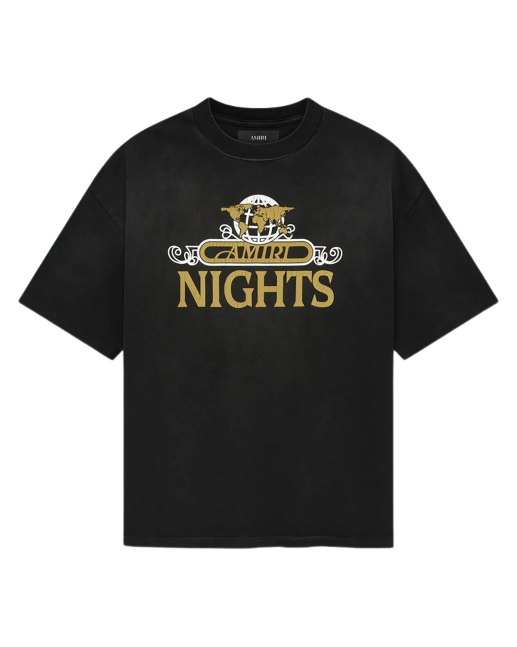 Amiri Nights Oversized Tee - "Black"