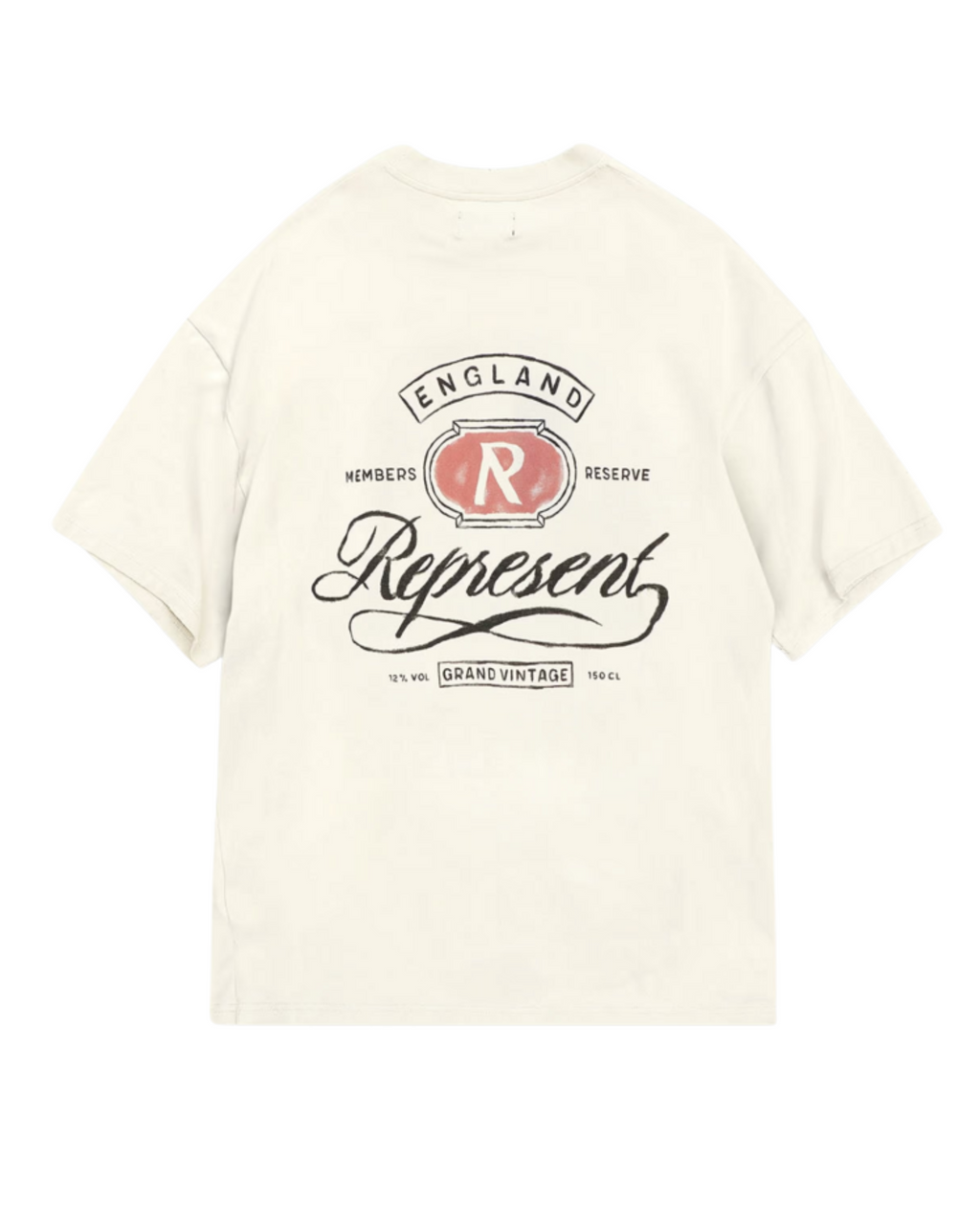 Represent Grand Vintage Hand Drawn T-Shirt - "Aged White"