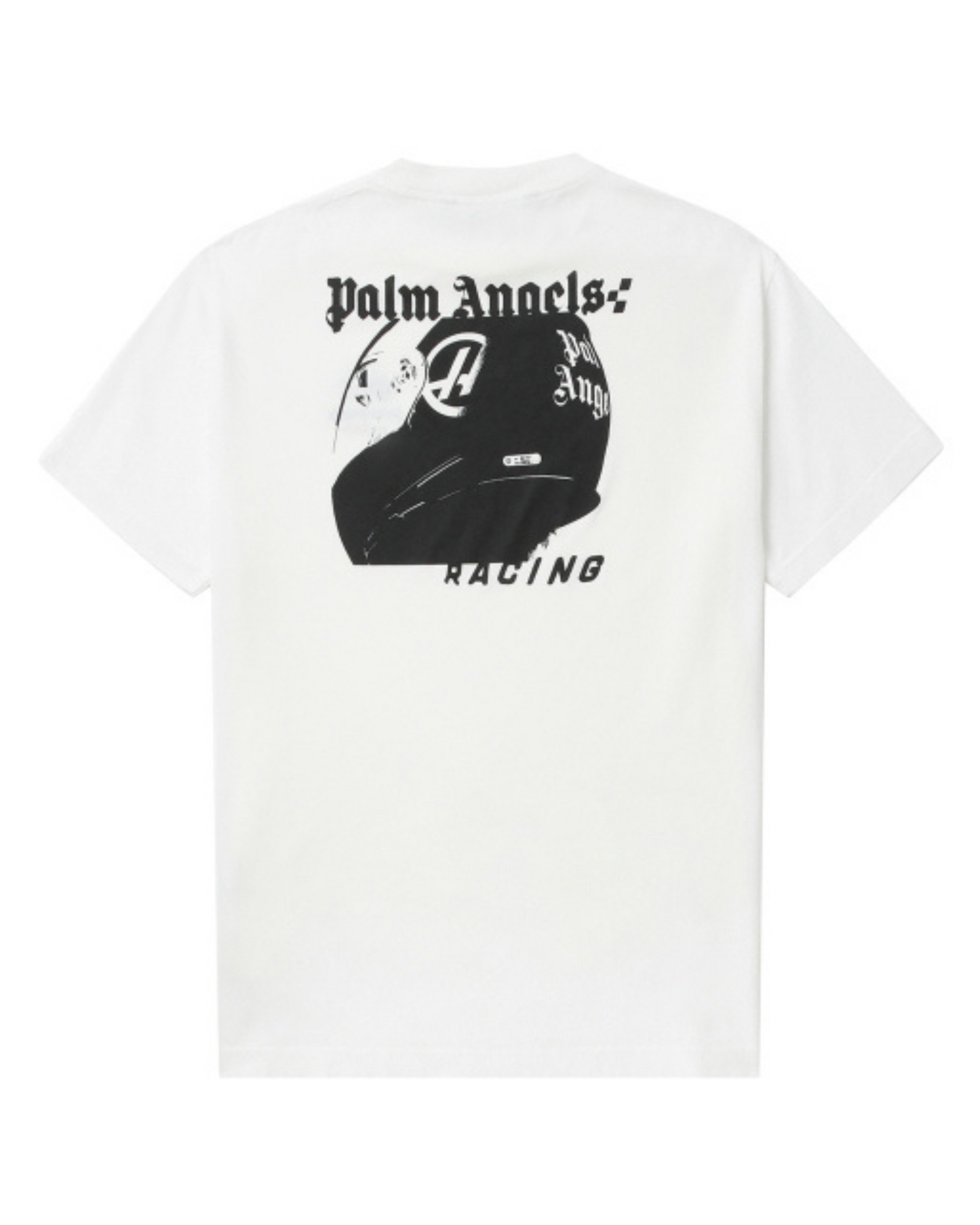 Palm Angels Racing Graphic T-shirt - "White"