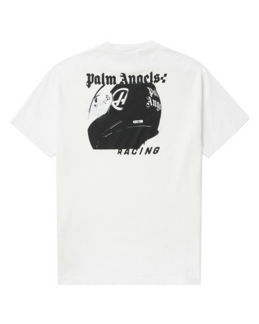 Palm Angels Racing Graphic T-shirt - "White"