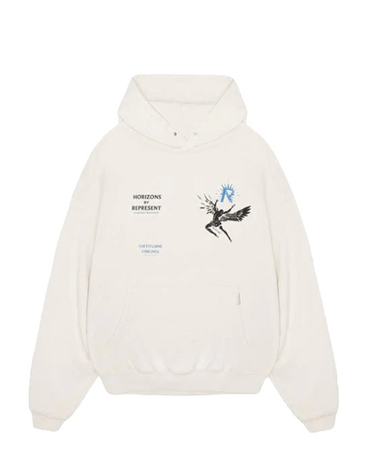 Represent Icarus Hoodie - "Flat White"