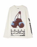 Jil Sander Cherry Print Long Sleeve T-Shirt