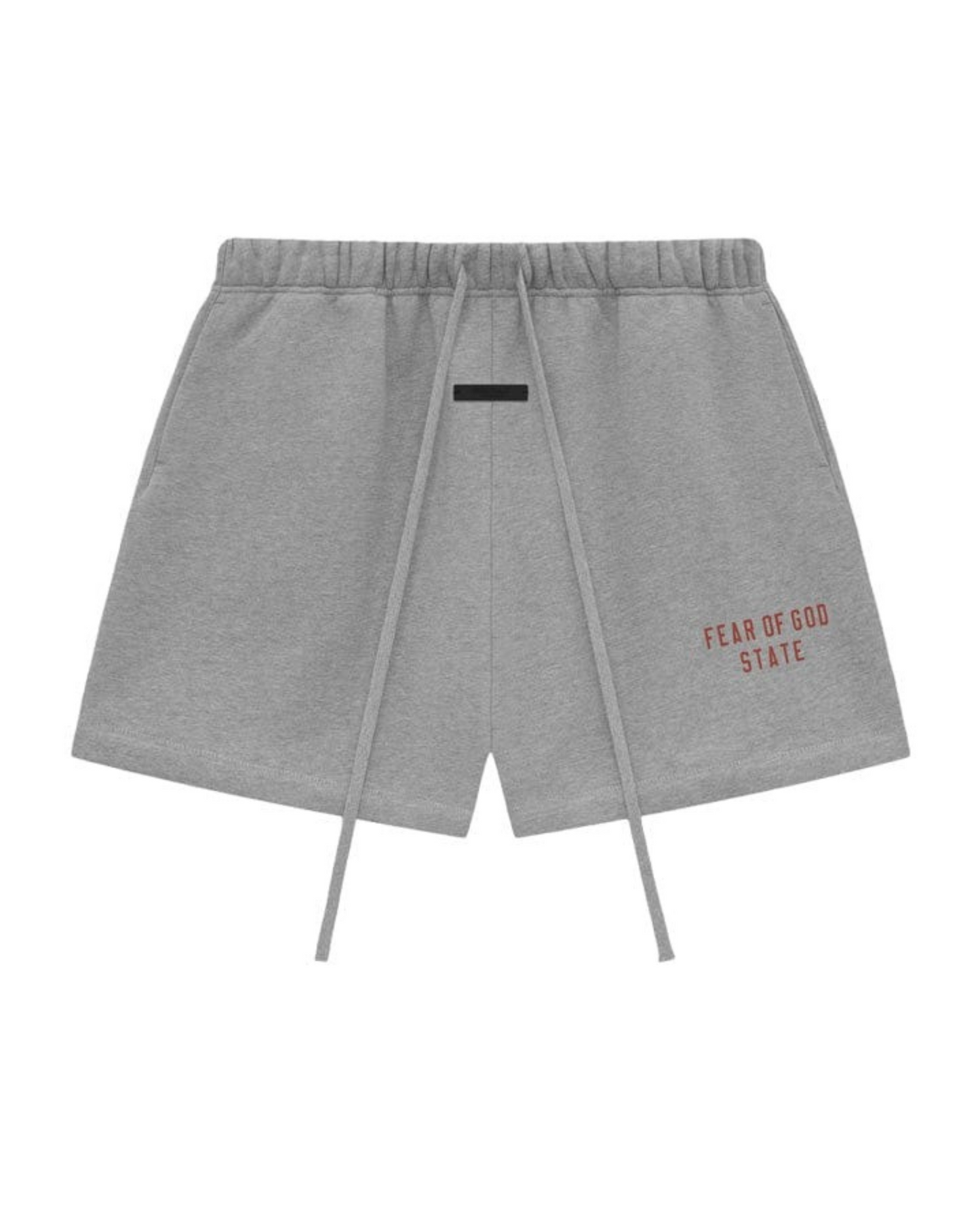 Fear of God Essentials Fleece Soccer Short - "Dark Heather"