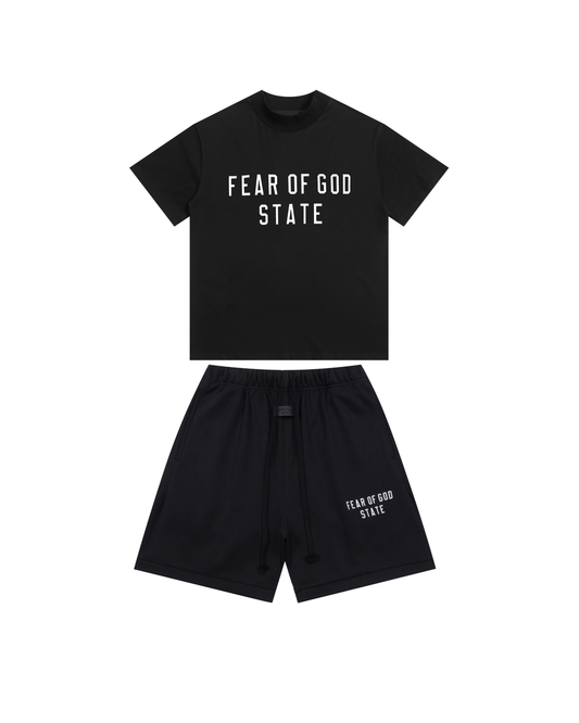 Fear Of God Essentials Heavy Soccer Set - "Black"