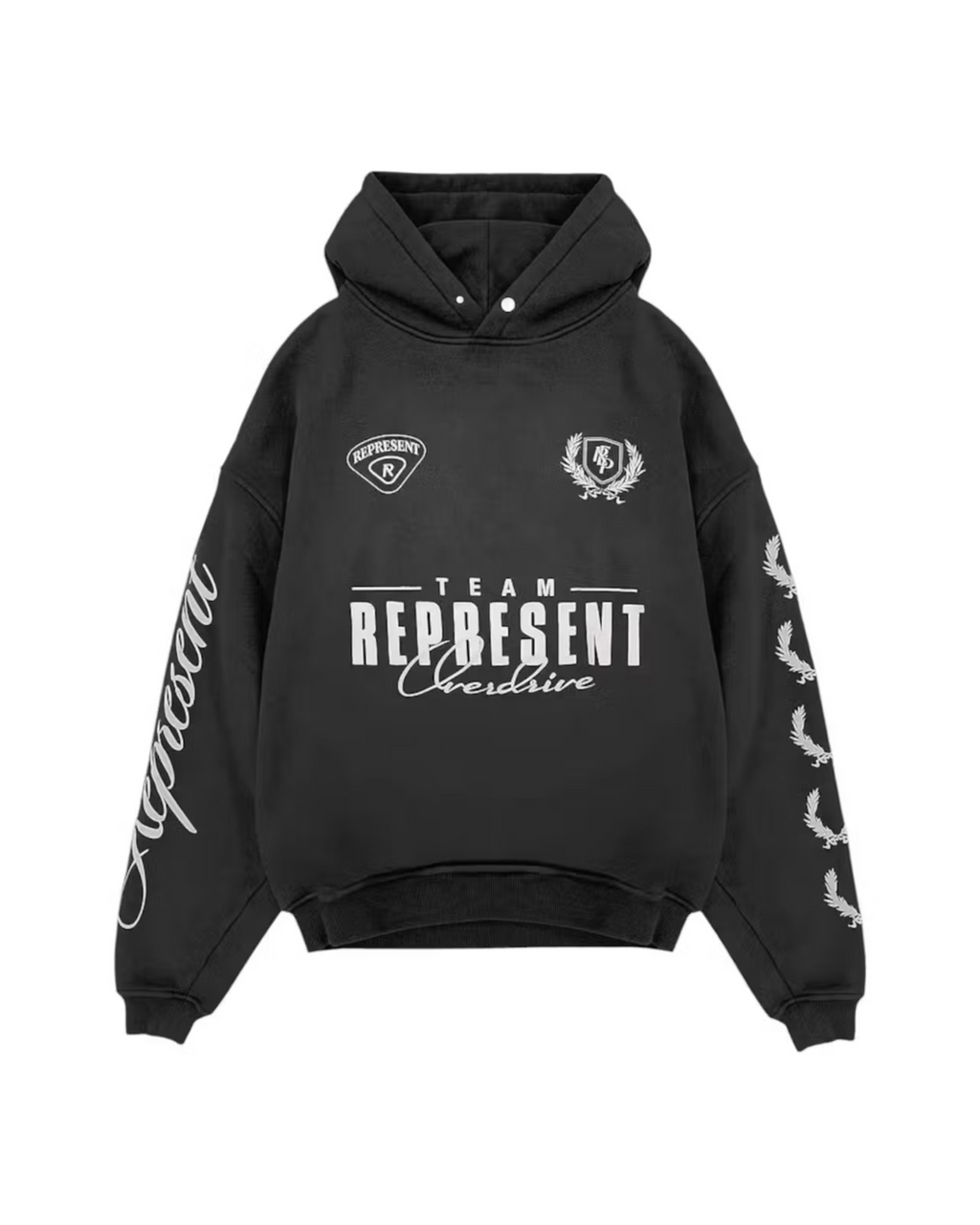 Represent World Championship Hoodie - "Stained Black"