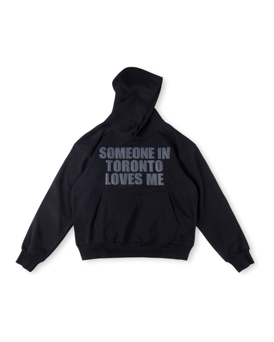 Drake Someone in Toronto Hoodie - "Black"