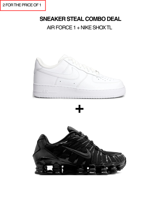 Sneaker Steal Combo Deal - Nike Air Force 1 + Nike Shox TL