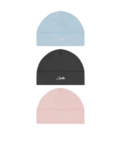 Corteiz Liteworky 3-Pack - "Baby Blue/Black/Pink"