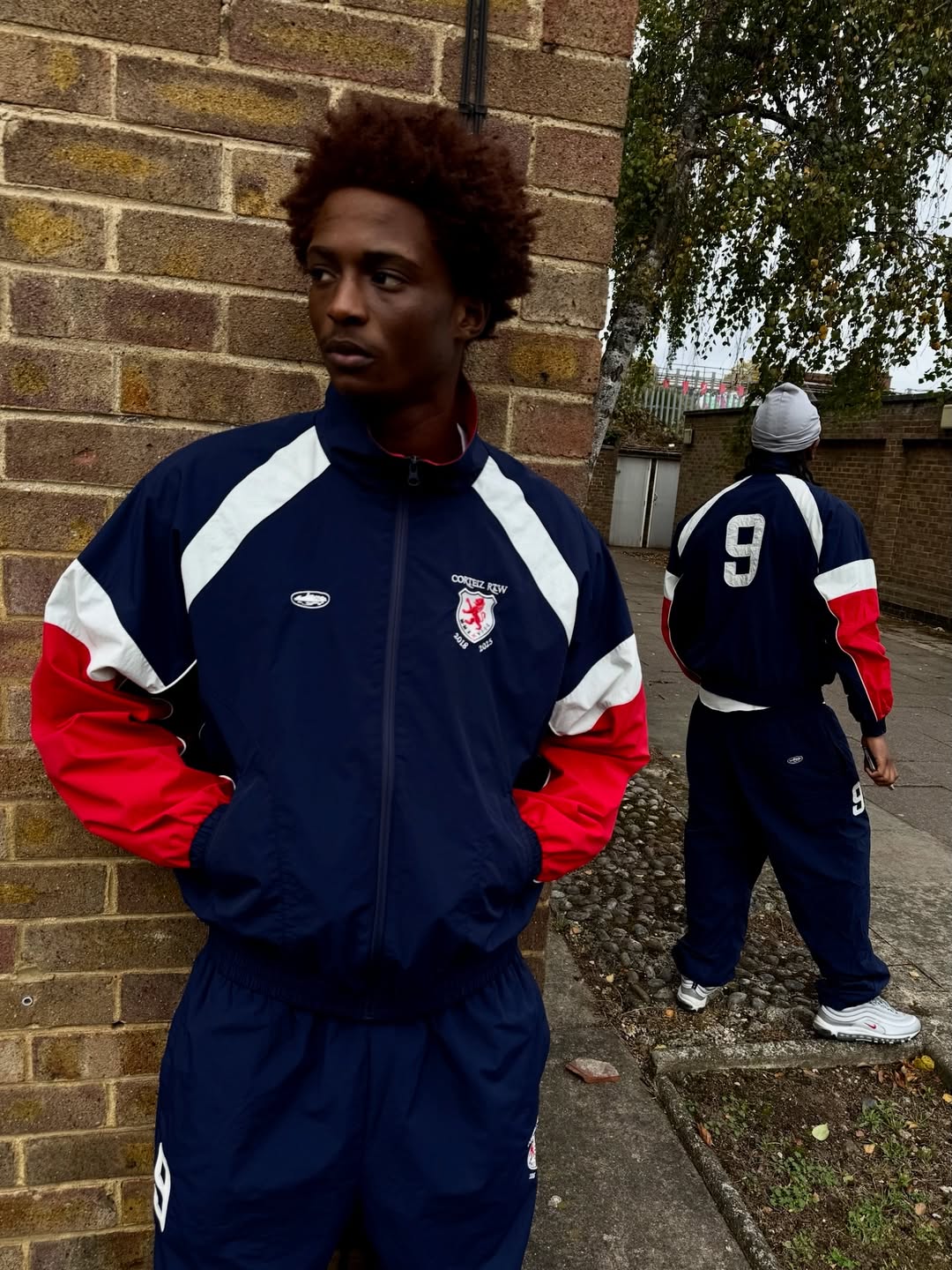 Corteiz Shield Shuku Jacket - "Navy"