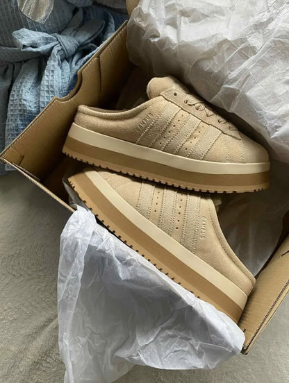 Campus 00s Winter Low Shoes - "Magic Beige/Gum"